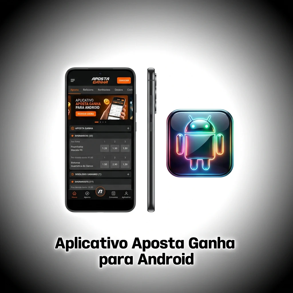 Aplicativo Aposta Ganha para Android disponível para download gratuito com apostas esportivas e jogos de cassino